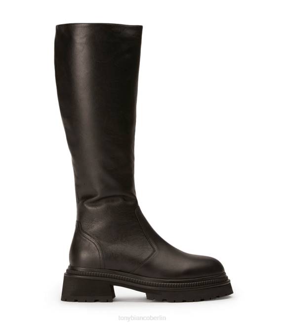 kniehohe Stiefel| de Tony Bianco Frauen Hitch-Kalbsstiefel schwarzes Venedig 4624433